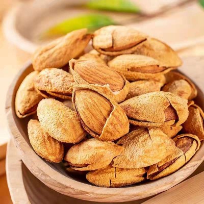 巴达木手剥薄壳大杏仁 坚果巴达木500g装 干果炒货零食一件代发