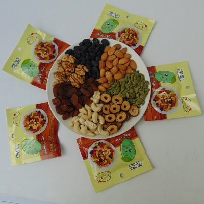新疆多彩零食每日坚果750核桃仁红香妃混合坚果零食批发厂家直销