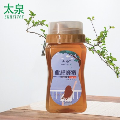 枇杷蜂蜜500g罐装 太泉甘肃特产 农家土蜂蜜现货批发高山蜂蜜