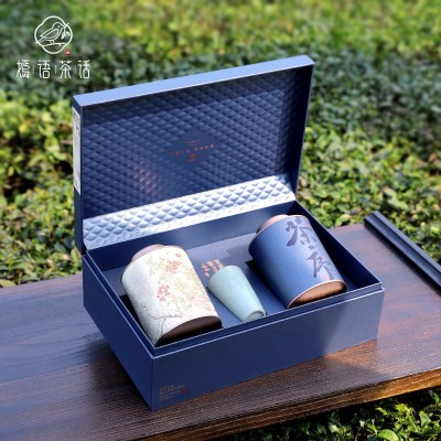嫣语茶话黄山毛峰高山绿茶茶叶礼盒装伴手礼茶礼礼品送礼企业团购