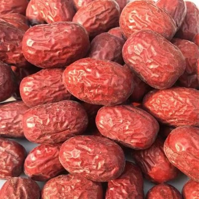 新疆未清洗带土若羌灰枣大个子红枣一斤独立装 肉厚甘甜 吊干灰枣