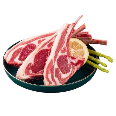 法式羊小切 冷冻七骨羊排 带骨羊排 羊扒 烧烤餐饮食材 500/袋