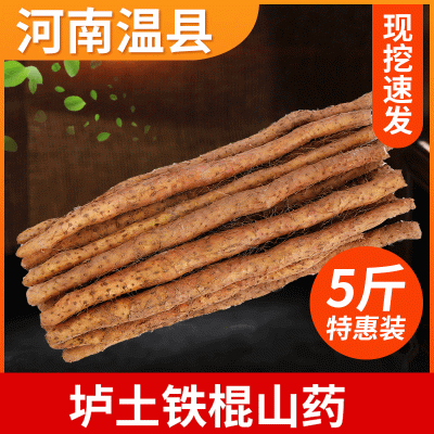 批发温县淮山药棍河南焦作垆土山药地新鲜特产山药5斤气柱装