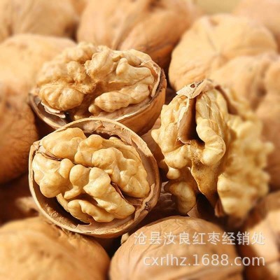 纸皮核桃 新疆货源185纸皮核桃手剥皮原味核桃 坚果零食核桃批发