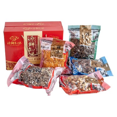 食用菌干货礼盒年货送礼佳品 花菇 竹荪木耳灰树 猴头菇组合礼包