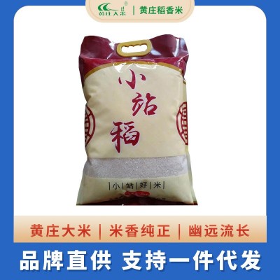 地标食品2022年新米黄庄大米小站稻田大米5kg真空10斤装现磨批发