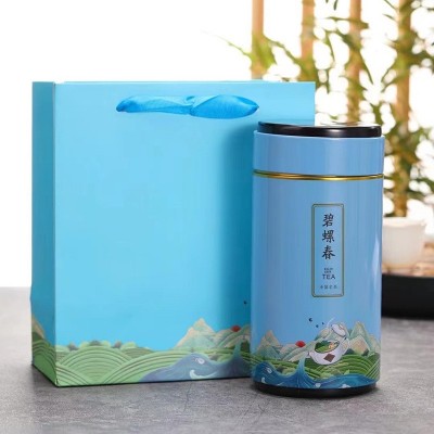 碧螺春绿茶茶叶2023年明前绿茶嫩芽卷曲型茶叶浓香型散装罐装500g