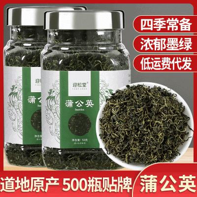 迎松堂蒲公英叶茶蒲公英根茶婆婆丁花茶加工花草茶代用茶批发代发
