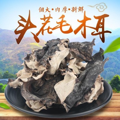 福建头茬毛木耳白背木头毛木耳干货木耳丝素食厂原料
