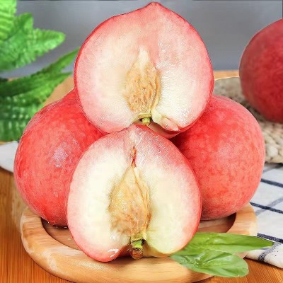 陕西礼泉高山水蜜桃新鲜水果香甜毛桃蜜桃非蟠桃子批发一件代发