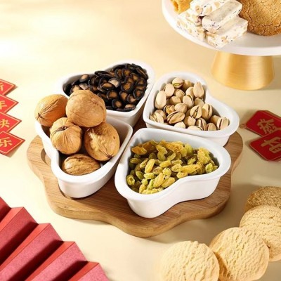 潘祥记 食全魔方 食品礼盒 1.54千克 开心果 薄皮核桃 葡萄干 牛轧糖