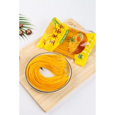 玉米面条馇条 袋装散装速食黄面条 东北粗粮细作 杂粮面