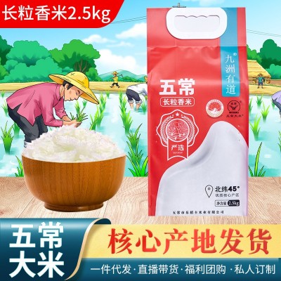 东北长粒香米清香软糯农家五常大米东北香米软糯现发新米包邮5斤