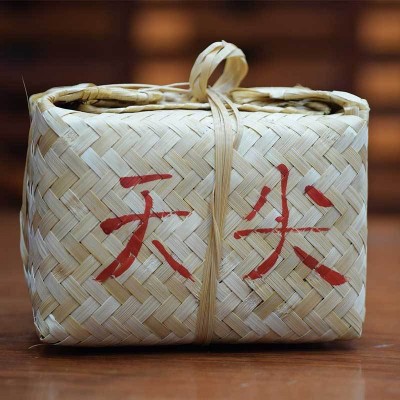 源小茗黑茶湖南益阳安化2019年本地纯料天尖500g篓装黑茶春茶散茶