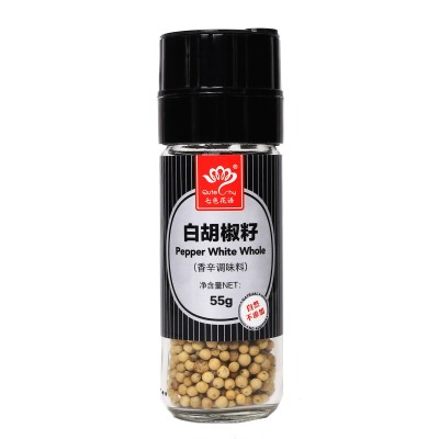 【陶瓷芯研磨器系列】七色花语 白胡椒籽55g/研磨瓶