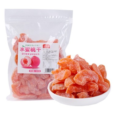 诚招全国经销商心怀蜜水蜜桃干500g盐津桃肉酸甜果脯散装批发零食