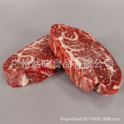 澳洲托马斯安格斯谷饲150天M0-2眼肉盖原切雪花牛肉烤肉牛排食材