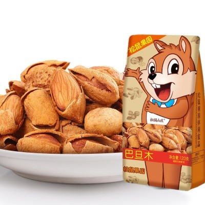 包邮松园山庄批发-巴旦木 干果 坚果 奶香 NP薄壳休闲零食食品