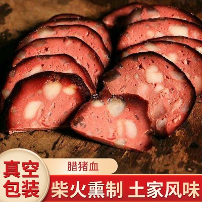 四川重庆风味家用商用餐饮猪血 农家纯手工烟熏风干 500g批发代发