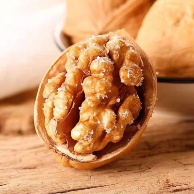 批发熟核桃阿克苏手剥草本味烤核桃500g精选 手剥开口坚果熟核桃