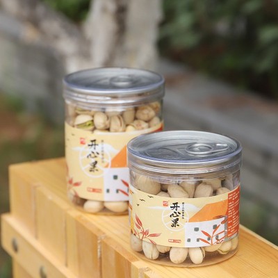 大颗粒手剥开心果罐装 办公室休闲零食干果食品盐焗坚果一件代发