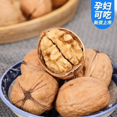 新疆核桃薄皮2023新货阿克苏185纸皮核桃孕妇食用手剥原味生核桃