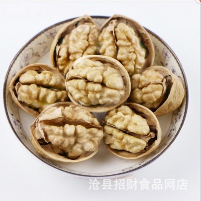 批发新疆阿克苏185纸皮核桃原味生核桃 散装 细心挑选 2023年新货