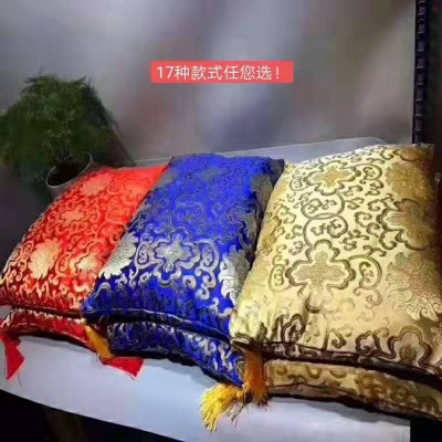厂家批发崖柏粉枕头红木沙发靠枕 通用车枕保健睡枕木质工艺礼品