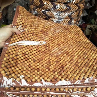 厂家直供崖柏木制1.0圆珠夏季麻将凉席家居办公汽车椅子透气坐垫