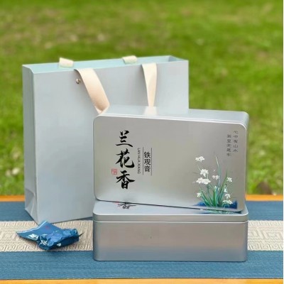 批发安溪铁观音茶叶礼盒装500g茶叶小泡包装兰花香乌龙茶清新口味